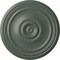 Ekena Millwork Reece Ceiling Medallion (Fits Canopies up to 6 3/4"), 21"OD x 1 1/4"P, Cloud Burst Crackle CM21RECBC - alternate 1